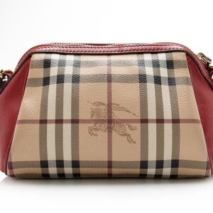 Burberry Haymarket Check Mini Blaze Crossbody Bag